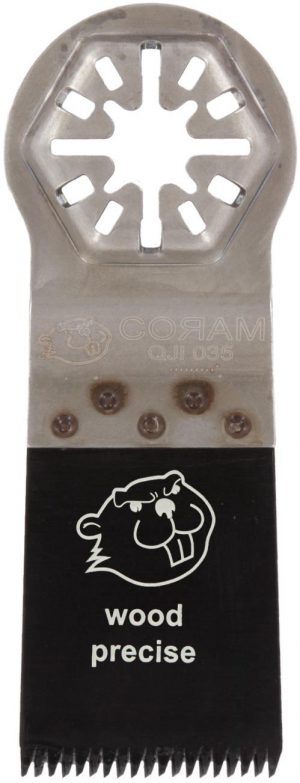 QJI 035 CORAM B-Cut Sägeblatt mit Quickaufnahme, Japanverzahnt, Induktionsgehärtet, 35 mm, SWISS MADE VE 10 Stück im Karton