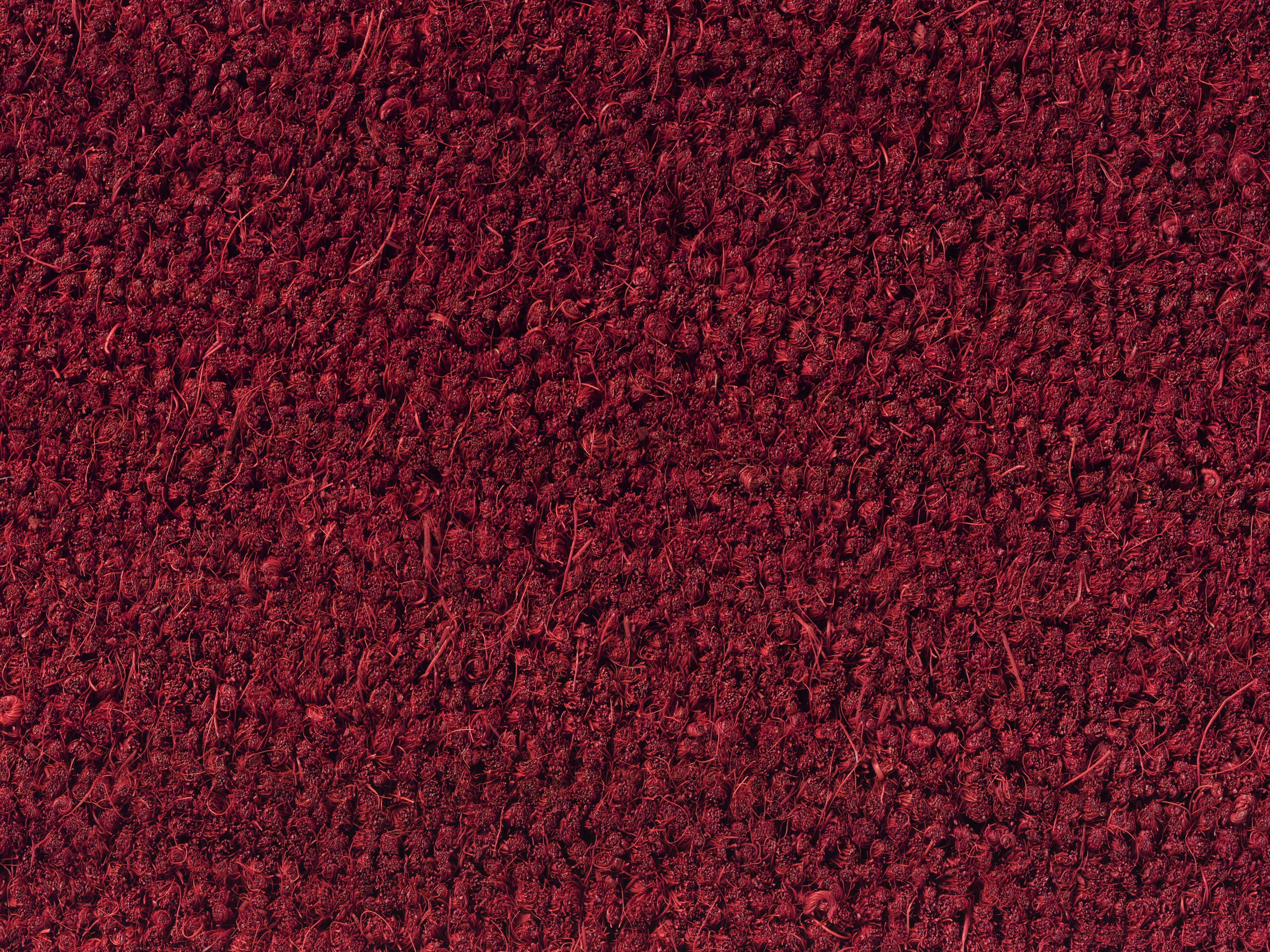 Kokosbosse III Rinotap 17 mm rot Coupon (Rolle) 200 cm breit