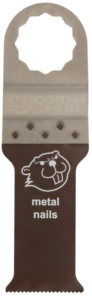 SUB 028 CORAM B-Cut Sägeblatt mit Sternaufnahme, Universalverzahnt, Bi-Metall, 28 mm, SWISS MADE VE 10 Stück im Karton